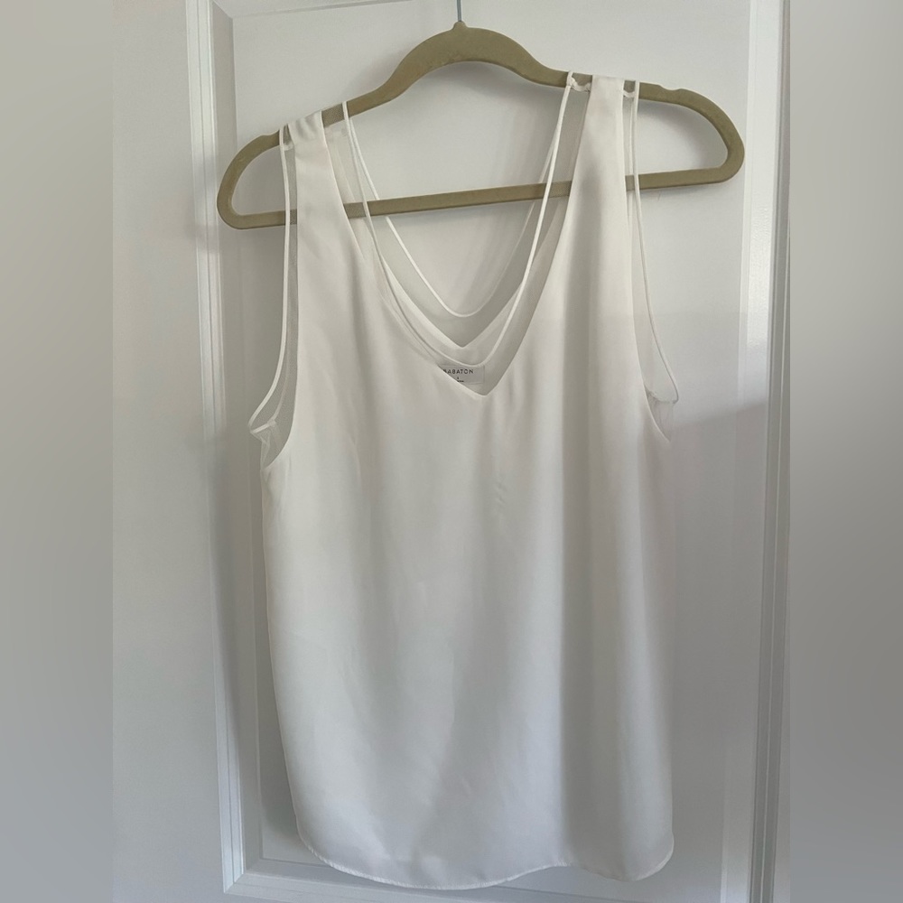 Aritzia babaton mesh tank top blouse